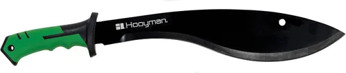 Hooyman Machete con construcción resistente, mango ergonómico antideslizante y funda para cinturón para jardinería, gestión de tierras, bushcraft,