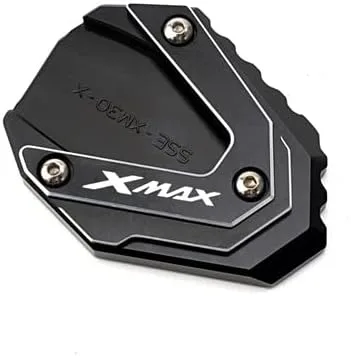 Miniatura 16 de KAnduo M para Yamaha Xmax 300 X-MAX 125 250 300 400 motocicletas Kickstand lateral soporte ampliador Pad y soporte soporte soporte columna auxiliar