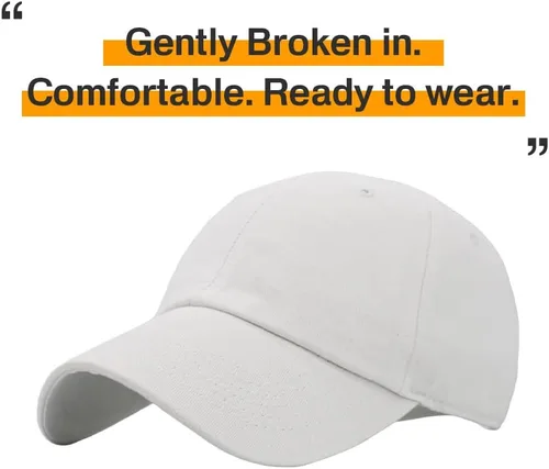 Miniatura 4 de KBETHOS Gorra clásica de algodón de perfil bajo original para hombres y mujeres, gorra de béisbol ajustable sin construir