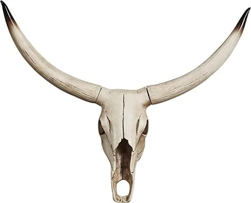 Escultura de pared de cabeza de vaca de simulación retro, taxidermia de imitación, colgante creativo para colgar en la pared, colgante creativo para