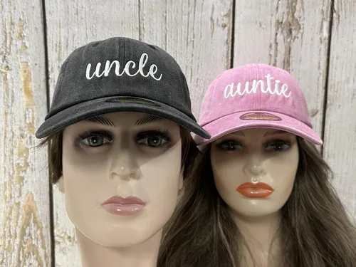 Miniatura 101 de Sombreros bordados para tío tía, abuelo, abuela, mamá, mini