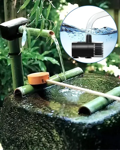 Miniatura 8 de Biling Fuente solar para baño de pájaros, kit de panel solar, bomba de agua solar para exteriores con tubo de 4 pies para baño de colibríes