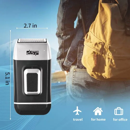 Miniatura 6 de DSP® Afeitadora de cabeza calva para hombres, afeitadora calva para hombres, maquinilla de afeitar impermeable para afeitar, eléctrica, inalámbrica