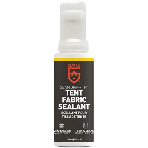 Gear Aid Seam Grip TF - Sellador de tela para tienda de campaña impermeable, transparente, 4 onzas líquidas