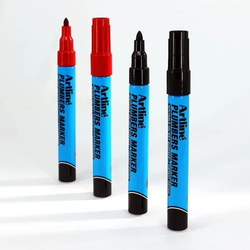 Miniatura 6 de Artline Plumbers - Marcadores permanentes, serie profesional, para uso en superficies húmedas, marcadores de construcción impermeables, punta