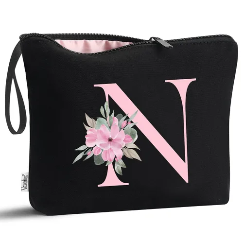 Miniatura 115 de Vavabox A-Z Bolsa de Maquillaje Personalizada, Regalos de Cumpleaños para Mujeres y Mamá, Regalos para la Mejor Amiga, Bolsa de Cosméticos