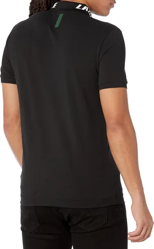 Miniatura 2 de Lacoste Camisa de manga corta con detalle de cuello jacquard para hombre
