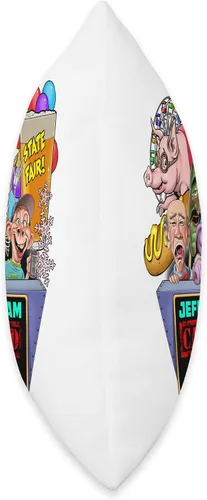 Miniatura 2 de JEFF DUNHAM West Allis, WI (2023) - Almohada de 18 x 18 pulgadas, multicolor