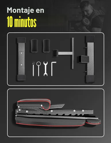 Miniatura 9 de YOLEO Adjustable Weight Bench for Home Gym, ASTM-Certified 827LBS, 98% Pre-Assembled, Foldable Gym Bench with 84 Positions Incline Decline Flat