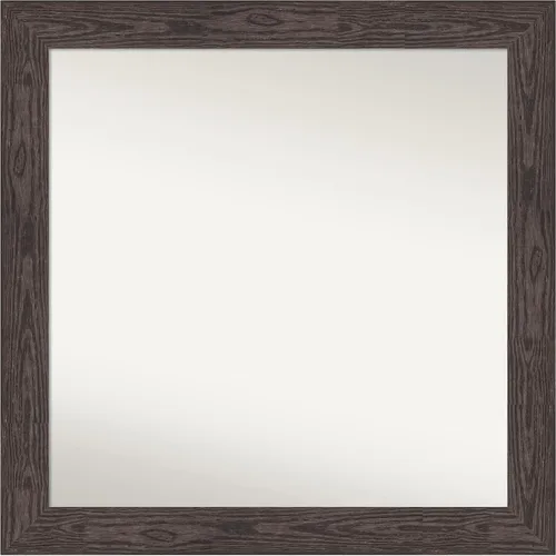 Miniatura 362 de Amanti Art Espejo personalizado, espejo de baño negro puente, espejo de pared o espejo de tocador de baño sobre el fregadero (26 x 26 pulgadas)