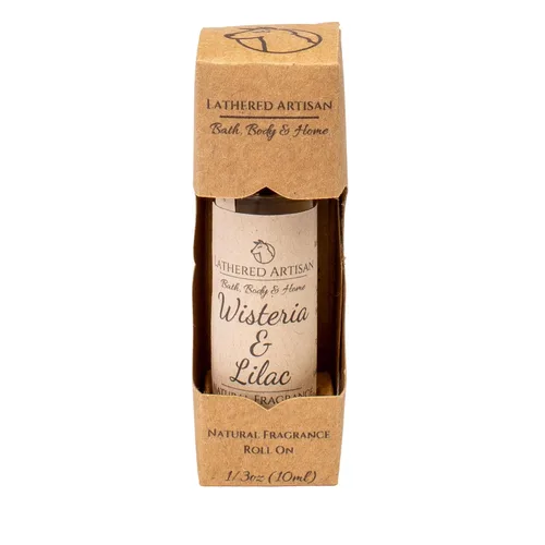 Miniatura 4 de Glicina y lila Perfume de aceite esencial natural por Lathered Artisan Perfume de aceite a base de plantas, nutritivo y exclusivamente hecho a