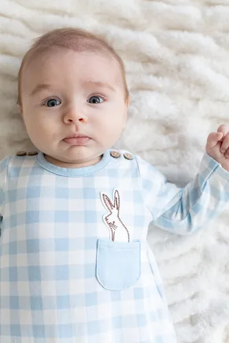 Miniatura 7 de Mud Pie Baby Boys Bunny Pocket Sleeper