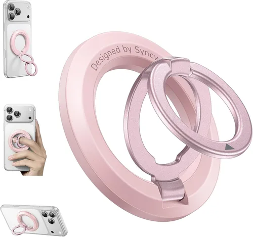 Miniatura 9 de SYNCWIRE Soporte de anillo MagSafe, soporte magnético para anillo de teléfono, soporte magnético para teléfono celular, soporte compatible