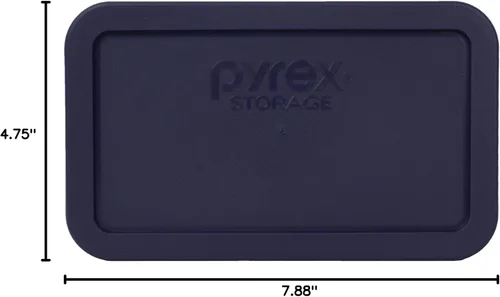 Miniatura 3 de Pyrex 7214-PC 4.8 tazas azul tapa de repuesto para almacenamiento de alimentos, fabricada en Estados Unidos