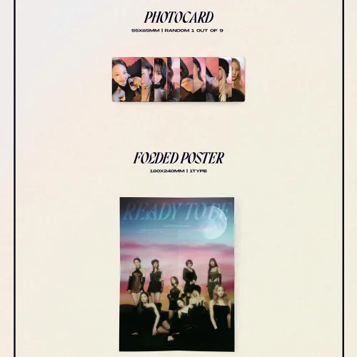 Miniatura 4 de TWICE - READY TO BE [Digipack Ver.] Album+Pre-Order Benefit (NAYEON ver.)