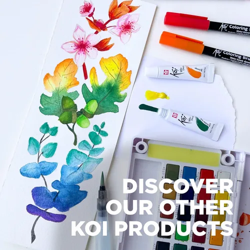 Miniatura 8 de Sakura Koi Watercolor Field 36 Juego de dibujos