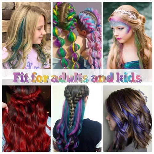 Miniatura 5 de BARSDAR Extensiones de cabello negro con clip, extensiones de cabello con clip de color para mujer, 22 pulgadas, 12 piezas, extensiones sintéticas