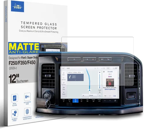 Miniatura 13 de [Antideslumbrante] Protector de pantalla de vidrio templado para Ford F-150 (2021-2025), F-150 Lightning (2022-2025), Expedition (2022-2024)