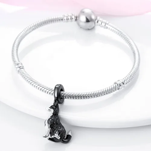 Miniatura 2 de CINKOLA Dijes de plata de ley 925 para pulseras y collares, cuentas colgantes con piedras de circonita cúbica 5A, regalos de joyería para mujeres