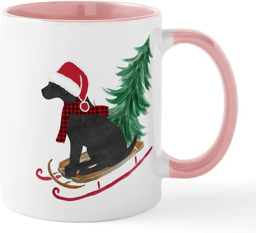 Miniatura 28 de CafePress Black Lab Mug Taza de café de cerámica de 11 oz (11.0 fl oz)