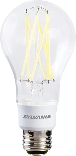 Miniatura 2 de Sylvania - Bombilla LED TruWave Natural Series A21 de 3 vías, equivalente a 40/60/100 W, eficiente 6.5/9/13.5 W, base media, transparente, 2700 K