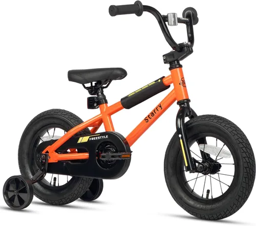 Miniatura 22 de cubsala Bicicleta para niños de 12, 14, 16, 18 pulgadas, estilo BMX, con ruedas de entrenamiento, freno para niños de 2 a 10 años, varios