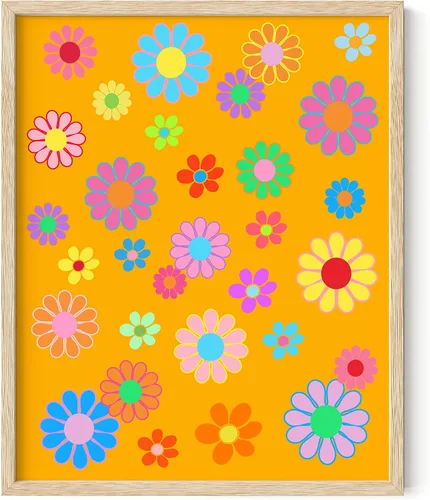 Miniatura 31 de HAUS AND HUES Póster de hongos trippy – Indie for Room Aesthetic Trippy Hippie Y2K, arte de hongos, imágenes indie, decoración de pared