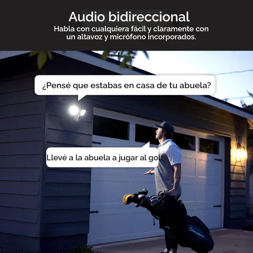 Miniatura 12 de WYZE Cámara Floodlight v2, Cámara de Seguridad para Exteriores, 2K HD con Visión Nocturna a Color, LEDs de 2800 Lúmenes, Visión Amplia de 160°