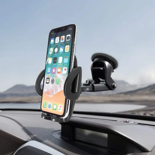 Miniatura 4 de Cellet Soporte telescópico para teléfono de coche – Soporte ajustable para tablero de instrumentos y parabrisas para teléfonos inteligentes
