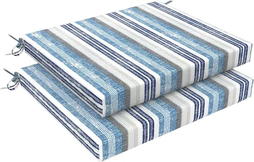 Miniatura 38 de LVTXIII Cojines para Sillas de Exterior, Cojines para Muebles de Patio Resistentes a la Decoloración, Cojines Cuadrados para Sillas de Esquina