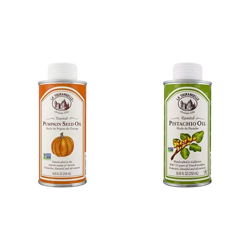 Miniatura 11 de La Tourangelle Aceite de semilla de uva de 25.4 onzas líquidas, totalmente natural, artesanal, ideal para cocinar y aceite de aguacate de 8.45 onzas