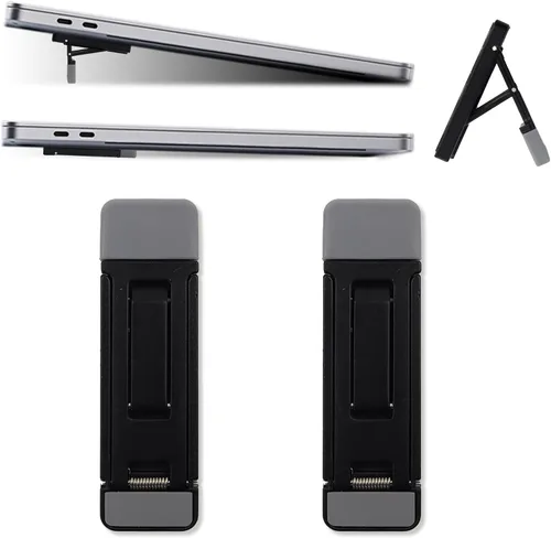 2 soportes pequeños para teclado para escritorio, elevador de teclado portátil para escritorio con 3 ángulos ajustables, elevador de computadora