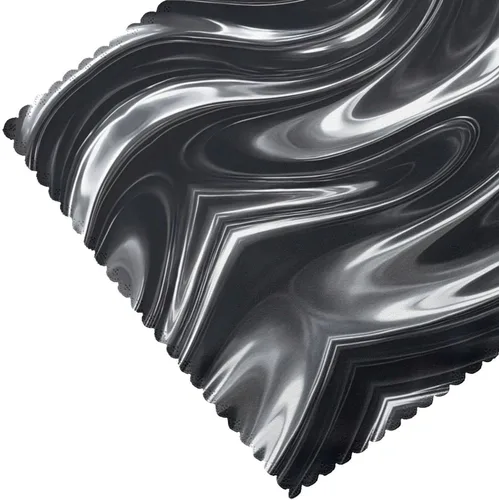 Miniatura 5 de Rectangular Placemats Set of 4, Heat Resistant Liquid Metal Printed Kitchen Dining Table Mats