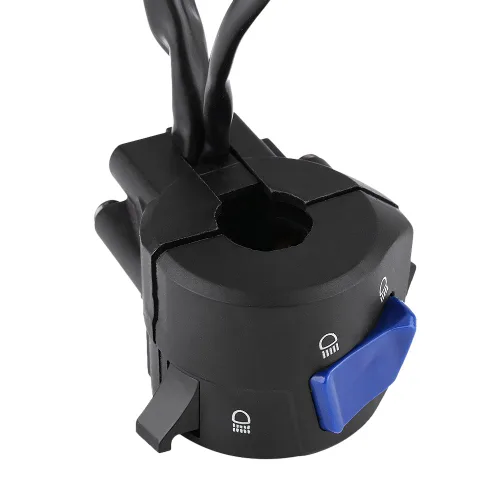 Miniatura 9 de Kit completo de control de manillar de motocicleta, ajuste universal con intermitentes de bocina para faros delanteros para todas las motocicletas