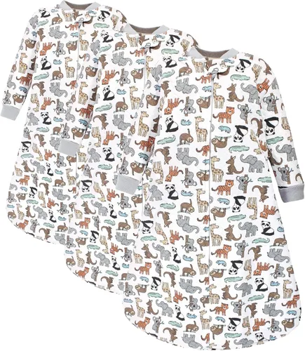 Miniatura 14 de Hudson Baby Saco de dormir unisex para bebé acolchado premium de manga larga y manta vestible Fútbol