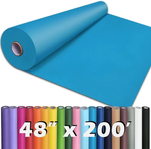 Miniatura 49 de PerkHomy - Rollo de papel kraft blanco de 36" x 2,400" (200') para manualidades, papel de tablón de anuncios, arte, cobertura de mesa, manualidades