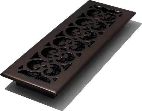 Miniatura 38 de Placa embellecedora cromada Decor Grates con ornamento Acabado cepillo níquel (Brushed Nickel Finish)