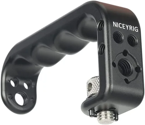 Miniatura 9 de NICEYRIG Empuñadura para cámara con soporte de rosca de 1/4 aplicable para RED DSMC2 / Sony FX3 / FX30 / FX2, mango superior universal para cámara