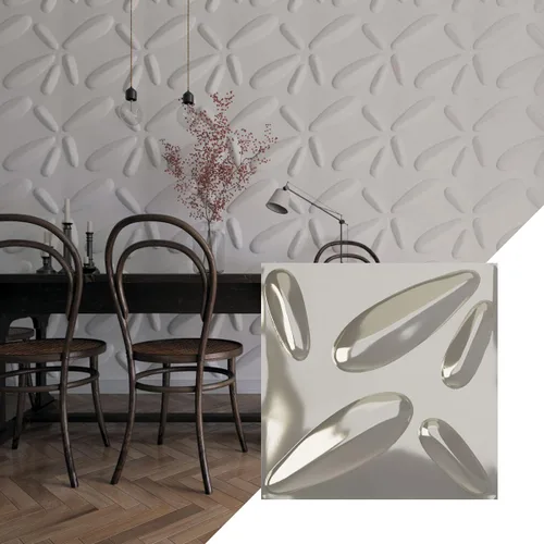 Miniatura 32 de Ekena Millwork 19 5/8 pulgadas de ancho x 19 5/8 pulgadas de alto, pétalo EnduraWall decorativo 3D, cobre envejecido (cubre 2.67 pies cuadrados).