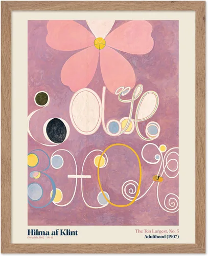 Miniatura 46 de Poster Master Póster de ilustración vintage, impresión retro moderna, los diez más grandes n.º 1, infancia, flor, abstracto, regalo para artista