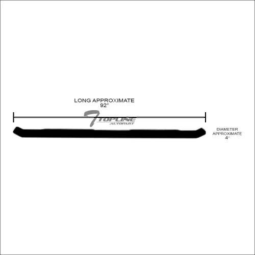 Miniatura 3 de Estribos de riel Nerf de 4 pulgadas con extremo doblado ovalado, color negro, compatible con Ford F150 SuperCrew 15-22 / 17-22 F250 F350 F450 F550