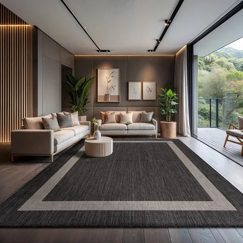 Miniatura 84 de CAMILSON Alfombra para exteriores, alfombras modernas para patios interiores y exteriores, tapetes de cocina y pasillo, alfombra lavable para porche