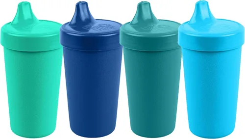 Miniatura 10 de Re-Play - Vasos con tapa y boquilla de 10 oz., hechos en EE.UU. para niños pequeños de 1 año en adelante, a prueba de derrames, aptos