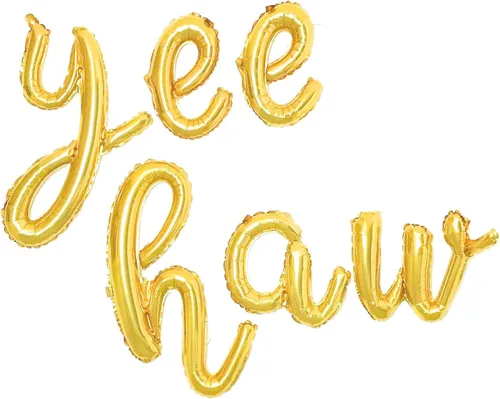 Miniatura 6 de Yee Haw - Globos para el primer cumpleaños de rodeo de vaquero, pancarta de Yee Haw para decoración de despedida de soltera de vaquera occidental