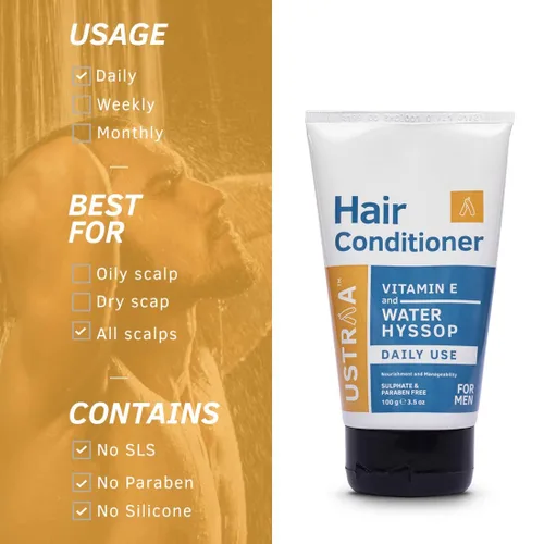 Miniatura 6 de Ustraa Acondicionador para el cabello de uso diario, 3.53 oz