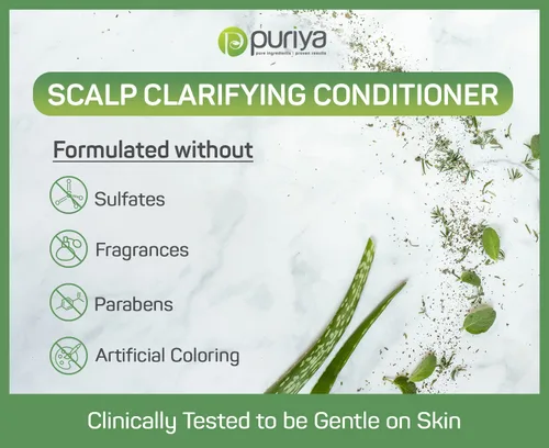 Miniatura 6 de Puriya Champú sin sulfato, acondicionador para el cabello con aceite de árbol de té y gel de baño para hombres y mujeres, juego de baño 3 en 1