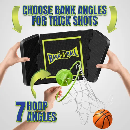Miniatura 4 de Mini aro de baloncesto para adultos o niños, juego de juego ajustable portátil para interiores con bola, aro sobre la puerta con tablero ajustable