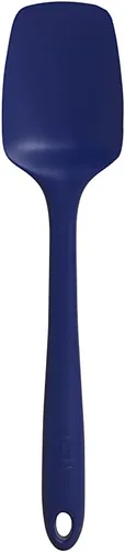 GIR: Get It Right Espátula de Silicona Spoonula - Raspador Espátula de Silicona Antiadherente Resistente al Calor para Mezclar, Servir, Raspar, Azul