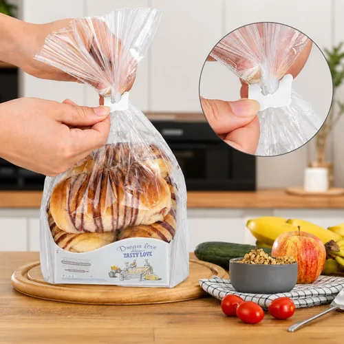 Miniatura 2 de 100 clips de plástico reutilizables para pan que mantienen tus alimentos frescos, clips de bolsa de almacenamiento de alimentos de 7/8 x 1 pulgada