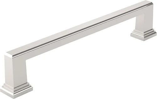 Miniatura 13 de Richelieu Hardware BP79596180 Mirabel Collection - Tirador de transición de níquel pulido de 3 3/4 pulgadas (3.780 in) de centro a centro